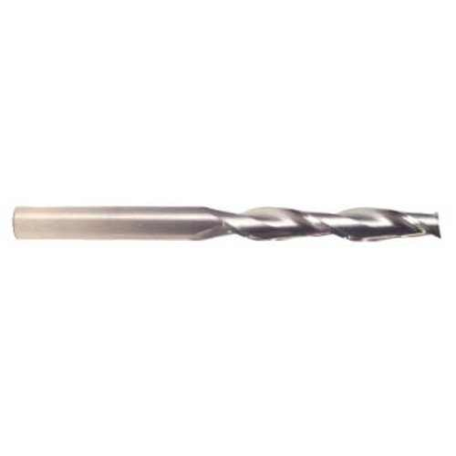 1" Cut Dia x 4" Flute Length x 7" OAL Solid Carbide End Mills, Extra Long Length, Single End Ball, 2 Flute, Uncoated (Qty. 1)