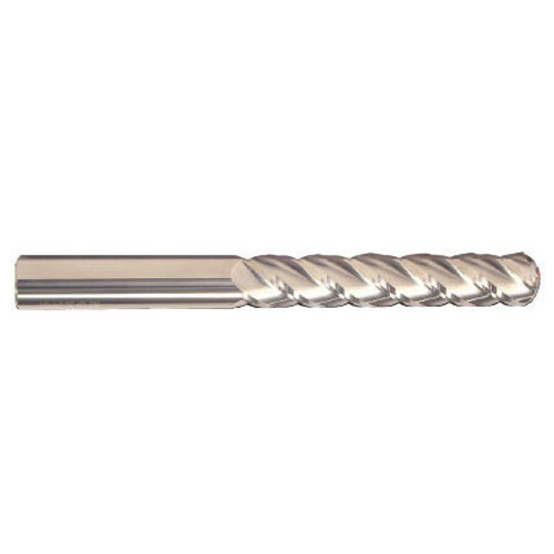 3/4" Cut Dia x 6" Flute Length x 9" OAL Solid Carbide End Mills, Extra-Extra Long Length, Single End Square, 2 Flute, Uncoated (Qty. 1)