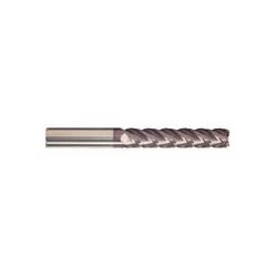 3/4" Cut Dia x 5" Flute Length x 8" OAL Solid Carbide End Mills, Extra-Extra Long Length, Single End Square, 2 Flute, AlTiN - Hard Coat (Qty. 1)