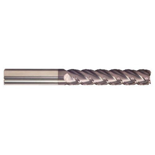 5/16" Cut Dia x 3" Flute Length x 6" OAL Solid Carbide End Mills, Extra-Extra Long Length, Single End Square, 4 Flute, AlTiN - Hard Coat (Qty. 1)