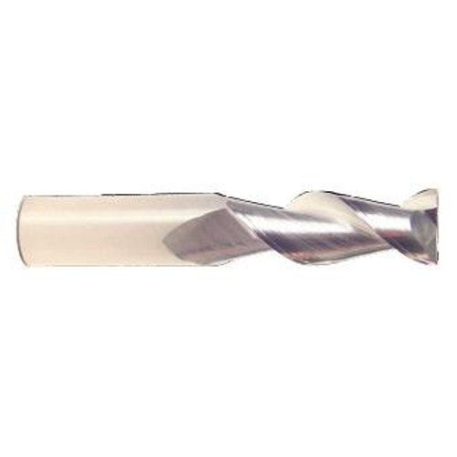 5/8" Flute Dia x 5/8" Shank Dia x 1-5/8" Cut Length x 3-1/2" OAL Solid Carbide End Mills, Spoon Cutter, 45 Degree Helix, Single End Square, 2 Flute, Uncoated (Qty. 1) 5/8" Flute Dia x 5/8" Shank Dia x 1-5/8" Cut Length x 3-1/2" OAL Solid Carbide End Mills, Spoon Cutter, 45 Degree Helix, Single End Square, 2 Flute, Uncoated (Qty. 1)