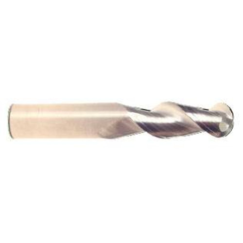 5/8" Flute Dia x 5/8" Shank Dia x 1-5/8" Cut Length x 3-1/2" OAL Solid Carbide End Mills, Spoon Cutter, 45 Degree Helix, Single End Ball, 2 Flute, Uncoated (Qty. 1) 5/8" Flute Dia x 5/8" Shank Dia x 1-5/8" Cut Length x 3-1/2" OAL Solid Carbide End Mills, Spoon Cutter, 45 Degree Helix, Single End Ball, 2 Flute, Uncoated (Qty. 1)