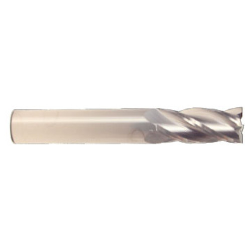 12 mm Dia x 25 mm Flute Length x 75 mm OAL Solid Carbide End Mills, Single End Square, 2 Flute, Uncoated (Qty. 1)