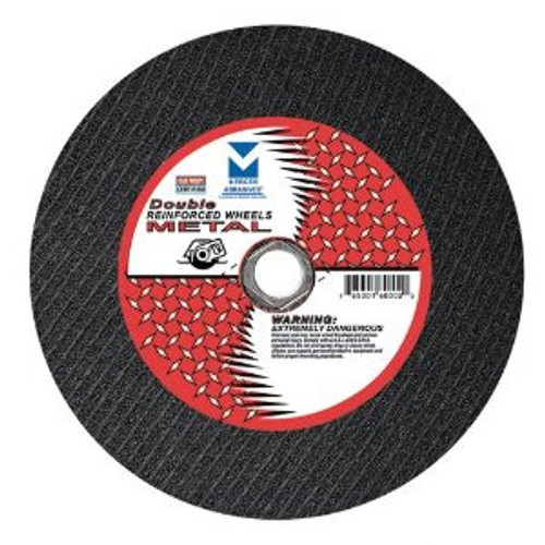 10" x 1/8" x 5/8" Stationary Saw Cut-Off Wheel - Double Reinforced, Mercer Abrasives 600040 (10/Pkg.)