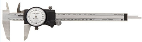 Mitutoyo 0-12" Range Dial Caliper, 0.2"/Rev., .001" Accuracy, 64 mm Jaw Depth (Qty. 1) Mitutoyo 0-12" Range Dial Caliper, 0.2"/Rev., .001" Accuracy, 64 mm Jaw Depth (Qty. 1)