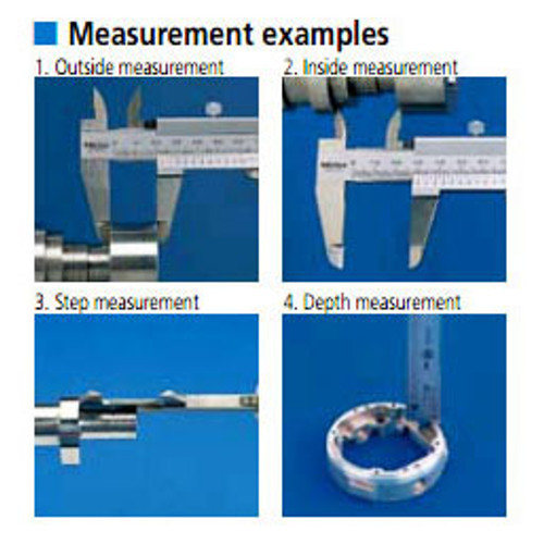 Mitutoyo 0-4" Digimatic Caliper with Absolute Encoder, Series 500 w/out SPC Output (Qty. 1)