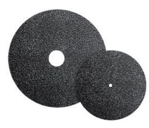 Silicon Carbide Waterproof Discs - Non-Adhesive Floor Sanding Edger Discs 5" x 1/4" Slitted Hole, 120F, Mercer Abrasives 405120 (50/Pkg.)