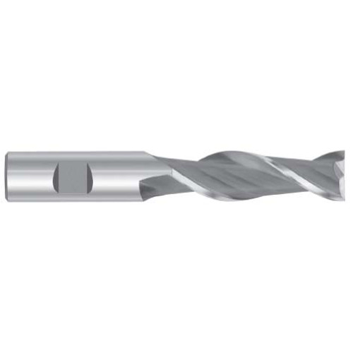 1" Cut Dia x 1" Shank Dia x 2" Cut Length x 4-1/2" OAL M-7 HSS End Mills, 2 Flute Aluminum 37 Degree Helix, Center Cut, TiAlN Coated (Qty. 1)