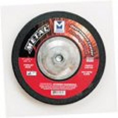 4-1/2" x 1/4" x 7/8" A24S T27 Depressed Center Grinding Wheel - Dual Grit, Mercer Abrasives 620060 (25/Pkg.)