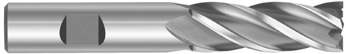 9 mm Cut Dia x 3/8" Shank Dia x 3/4" Cut Length x 2-1/2" OAL M-42 Cobalt "Metric Diameter" End Mills, 4 Flute, Non-Center Cut, Uncoated (Qty. 1)