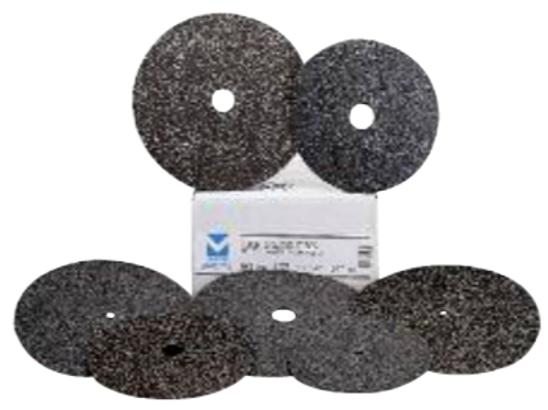 Floor Sanding Edger Discs - Silicon Carbide Bolt-On - 7" x 5/16" Hole, Grit/ Weight: 50F, Mercer Abrasives 407050 (50/Pkg.)