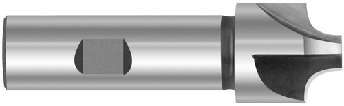 1/2" Cut Dia x 3/8" Shank Dia x 1/4" Cut Length x 2-1/2" OAL M7 HSS Corner Rounders, 4 Flute, Uncoated (Qty.1)