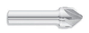 3/8" Body Dia. x 1/4" Shank Dia. x 2-1/2" OAL 60 Degree Solid Carbide Chatterless Countersink, 6 Flute (Qty. 1)