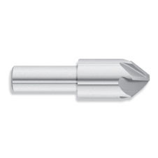 1-1/2" Body Dia. x 3/4" Shank Dia. x 1-5/8" Shank Length x 3-1/2" OAL 60 Degree HSS Chatterless Countersink, 6 Flute (Qty. 1)