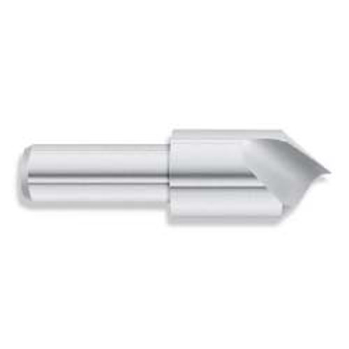 2-1/2" Body Dia. x 1" Shank Dia. x 4-3/4" OAL 90 Degree HSS Chatterless Countersink, Single Flute (Qty. 1)