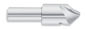 7/8" Body Dia. x 1/2" Shank Dia. x 2-3/4" OAL 90 Degree HSS Chatterless Countersink, 3 Flute (Qty. 1)