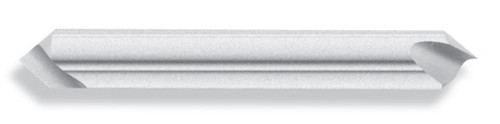 3/8" Body Dia. x 2-1/2" OAL 82 Degree HSS Chatterless Countersink, Double End, Single Flute (Qty. 1)