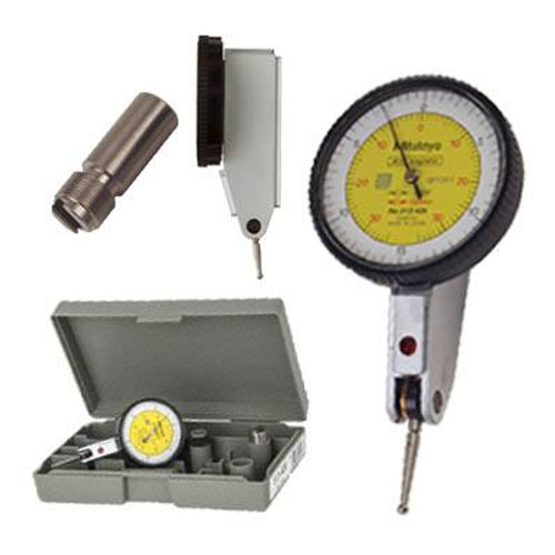 .03"/.01 mm Inch/Metric Quick-Set Dial Test Indicator Set, Horizontal