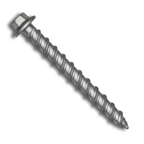 Powers Fasteners - 2210SD-PWR - 5/16" X 5" Tapper+ Xtreme Concrete Screw Anchor, Silver, Hex Washer Head (500/Bulk Pkg.)