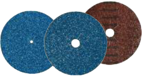 Floor Sanding Edger Discs - Zirconia Cloth Bolt-On 7" x 5/16" Hole, Grit/ Weight: 24X, Mercer Abrasives 409024 (25/Pkg.)