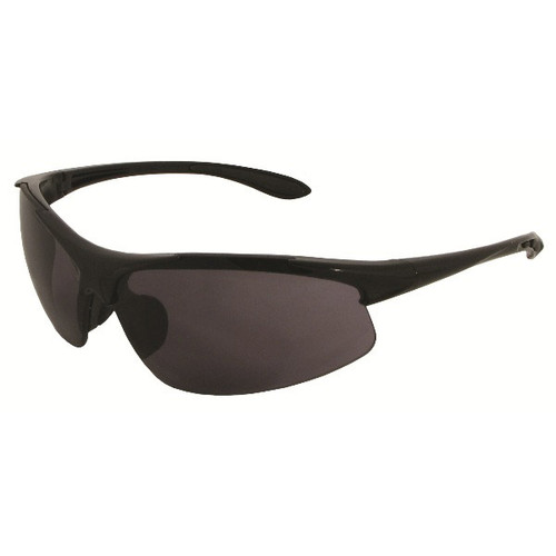 ERB Commandos Safety Glasses, Black Frame/Gray Lens (12 Pr.) #WEL18610BKGY