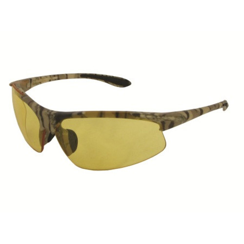 ERB Commandos Safety Glasses, Camo Frame/Amber Lens (12 Pr.) #WEL18616CAAM