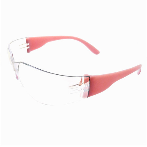 ERB Lucy Ladies I-Protect Safety Glasses, Pink Frame/Clear Lens (12 Pr.) #WEL17958PICL