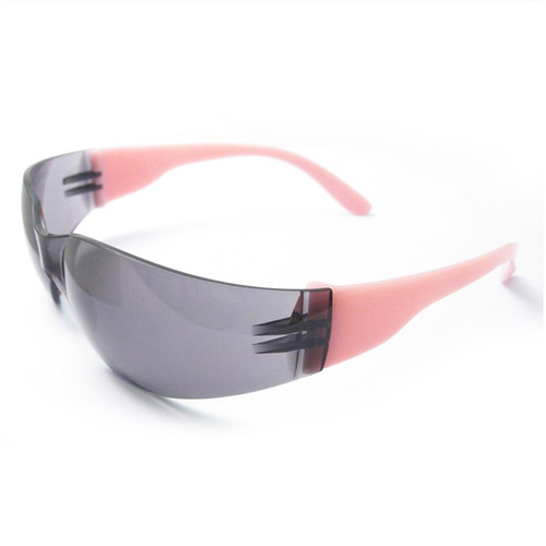 ERB Lucy Ladies I-Protect Safety Glasses, Pink Frame/Smoke Lens 17959 (12 Pr.)