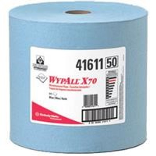 WypAll? X70 Wipers, Jumbo Roll, Blue, 870/Roll
