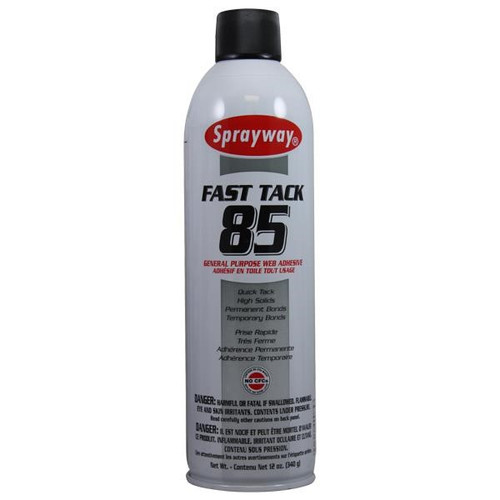 Fast Tack 85 General Purpose Web Adhesive, 12 oz Aerosol, 12/Case