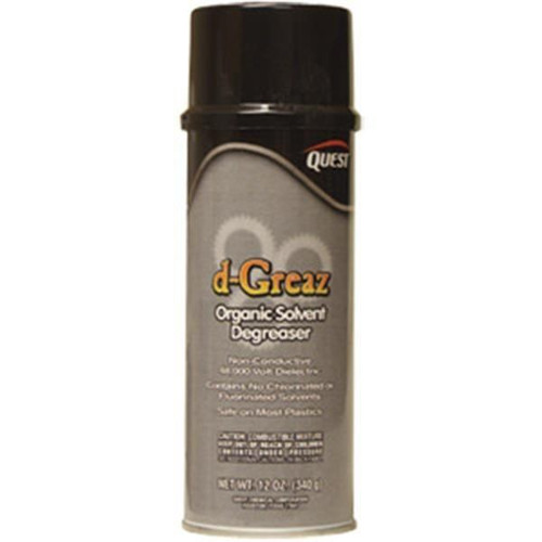D-Greaz Organic Solvent Degreaser, 12 oz Aerosol, 12/Case