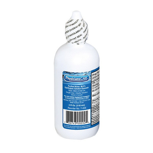 Eyewash Bottle, 4 oz Eyewash Bottle, 4 oz