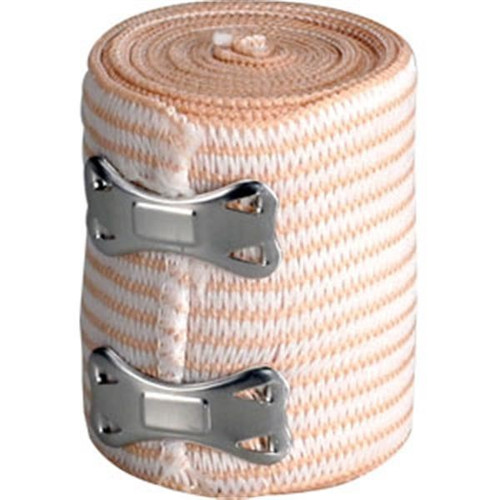 Elastic Bandage w/ 2 Fasteners, 2" x 5 yd