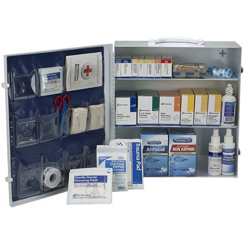 3-Shelf, 100-Person, 658-Pc ANSI A+ First Aid Station