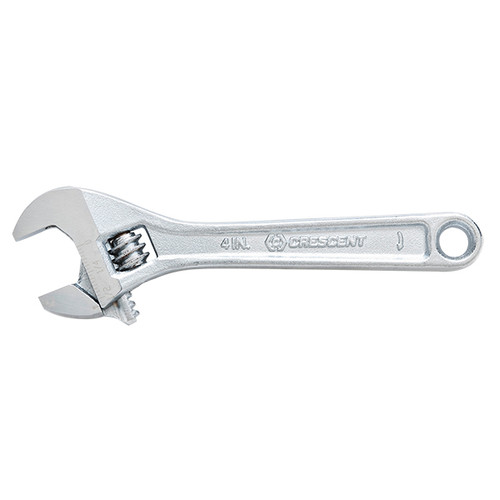 Crescent Chrome Adjustable Wrench, 6", 15/16" Jaw Opening, Carded