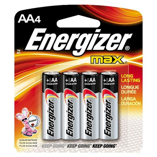 Energizer Max Alkaline AA Batteries (2/Pkg.)