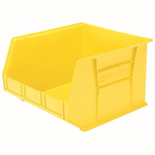 AkroBins Standard Storage Bin, 18"L x 9"H x 8 1/4"W, Yellow