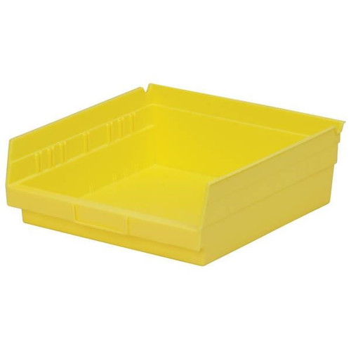 Shelf Bin, 11 5/8"L x 4"H x 4 1/8"W, Yellow