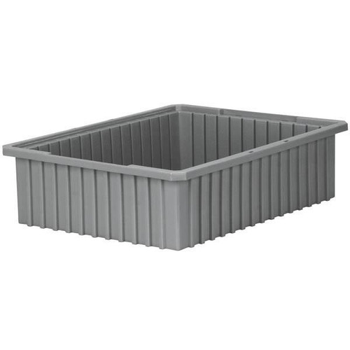 Akro-Grid Dividable Grid Container, 22 3/8"L x 10"H x 17 3/8"W, Red
