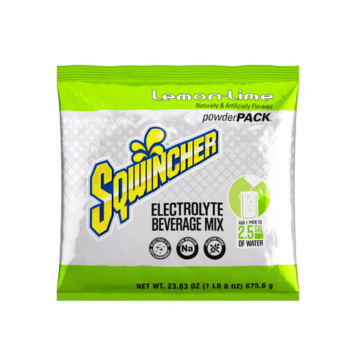 Sqwincher PowderPacks (Yields 1 gal), Lemon-Lime (4 Boxes/20 ea.)