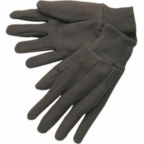 Memphis Cotton Jersey Gloves, Clute Pattern, Knit Wrists, 100% Cotton, Large (12 Pair)