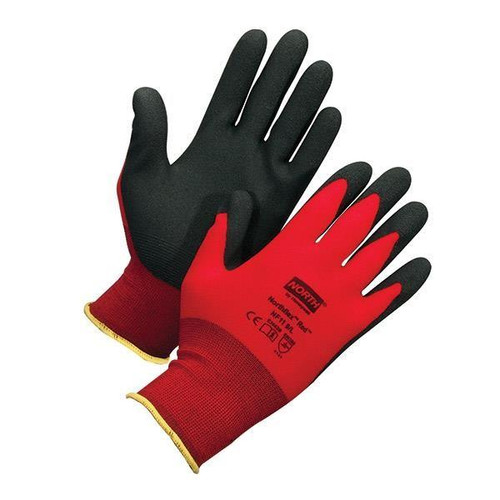 North NorthFlex Red Foam PVC Gloves, LG (1 Pair) North NorthFlex Red Foam PVC Gloves, LG (1 Pair)