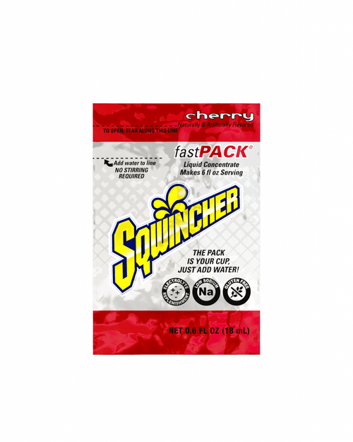 Sqwincher FastPacks, Cherry (4 Boxes/50 ea.) Sqwincher FastPacks, Cherry (4 Boxes/50 ea.)