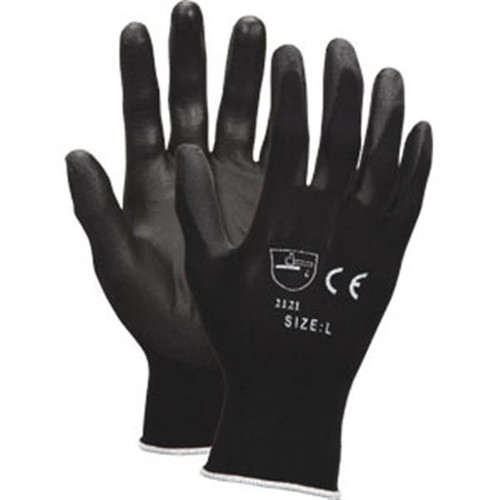 Memphis Black PU Gloves, 2X-Large (12 Pair)
