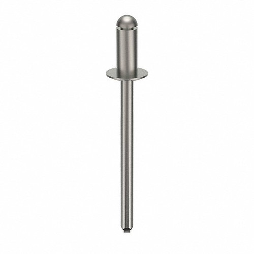 SBS 6-14 3/16 (.751-.875) x 1.050 Steel/Steel Zinc CR+3 Dome Head Blind Rivet (500/Pkg.)