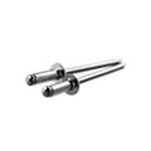 SSBSS 6-3 3/16 (.126-.187) x 0.362 Stainless Steel 304/Stainless Steel 304 Dome Head Blind Rivet (500/Pkg.)