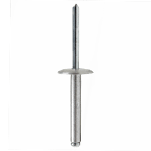 ABS 6-8L 3/16 (.376-.500) x 0.675 AL5056/Steel Large Dome Head Blind Rivet (2500/Bulk Pkg.)