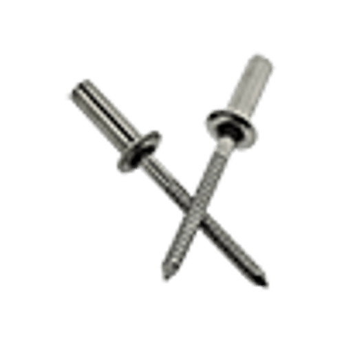 STSSCE 4-4 1/8 (.188-.250) Stainless Steel 304/Stainless Steel 420 Grooved Dome Closed-End Blind Rivets (10000/Bulk Pkg.)
