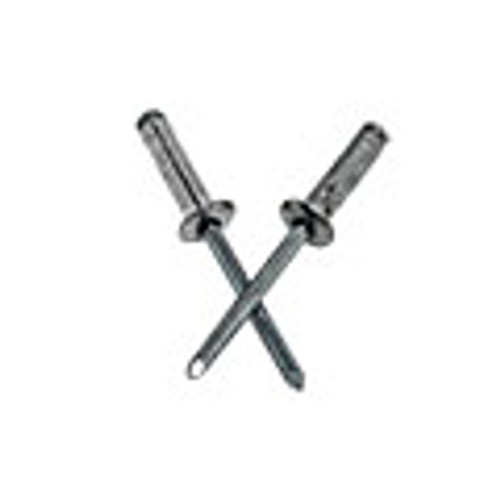 ASMG 66-68 3/16 (.313-.500) Aluminum/Steel Dome Head Multi-Grip Type Blind Rivets (4000/Bulk Pkg.)