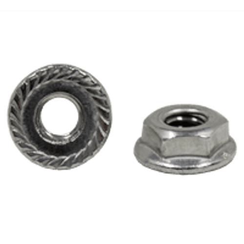 3/8"-16 Hex Flange Lock Nuts Serrated 316 Stainless Steel (1600/Bulk Pkg.) 3/8"-16 Hex Flange Lock Nuts Serrated 316 Stainless Steel (1600/Bulk Pkg.)